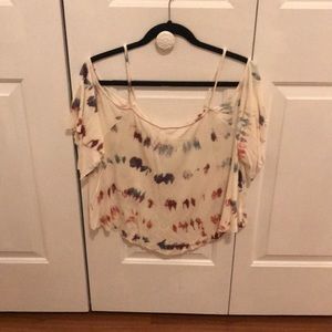 Off the shoulder crop top